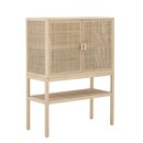 Bloomingville Sanna Rattan and Pine Cabinet from Accessories for the Home
