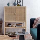 Bloomingville Sanna Rattan and Pine Cabinet from Accessories for the Home