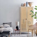 Bloomingville Mariana Pine And Rattan Wardrobe from Accessories for the Home