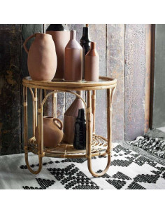 Madam Stoltz Small Bamboo Side Table from Accessories for the Home