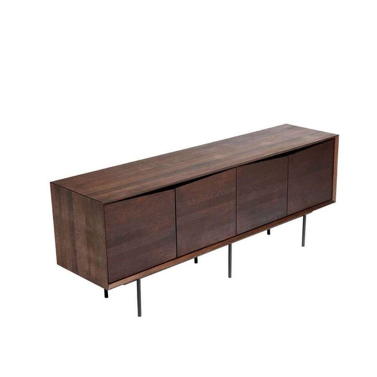 Muubs Wing Smoked Oak Sideboard from Accessories for the Home  Muubs Wing Smoked Oak Sideboard from Accessories for the Home