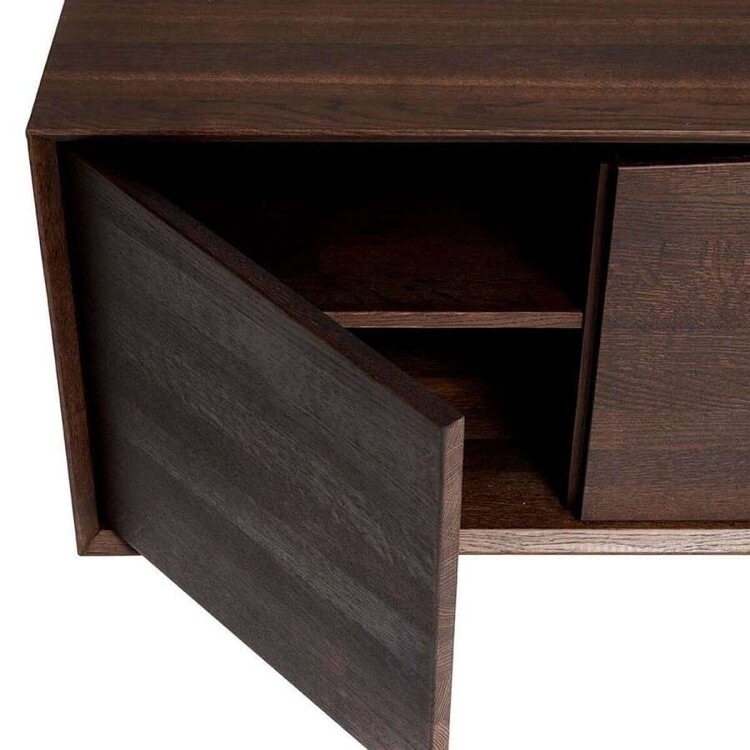Muubs Wing Smoked Oak Sideboard from Accessories for the Home  Muubs Wing Smoked Oak Sideboard from Accessories for the Home