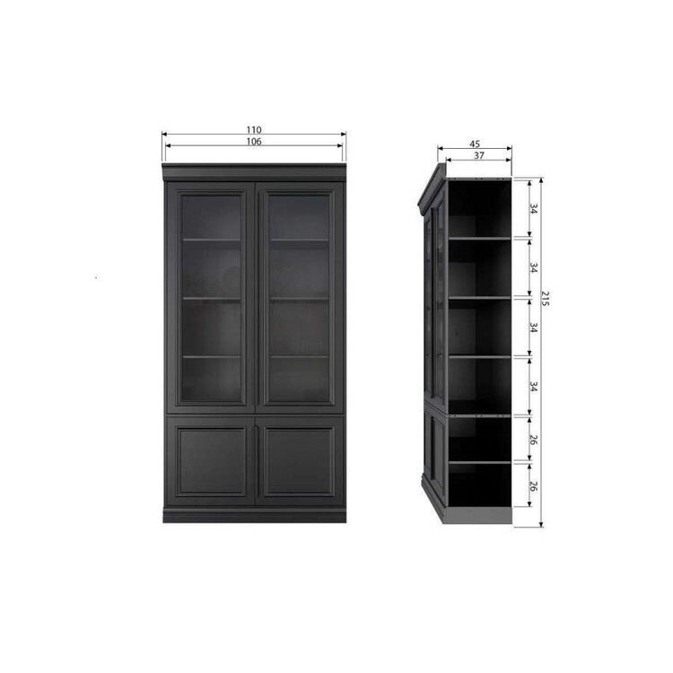 BePureHome Organize Display Cabinet- Black or Mist from Accessories for the Home BePureHome Organize Display Cabinet- Black or Mist from Accessories for the Home