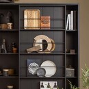 Woood Swing Black Display Cabinet with Sliding Door from Accessories for the Home