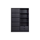 Woood Swing Black Display Cabinet with Sliding Door from Accessories for the Home