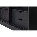 Woood Swing Black Display Cabinet with Sliding Door from Accessories for the Home