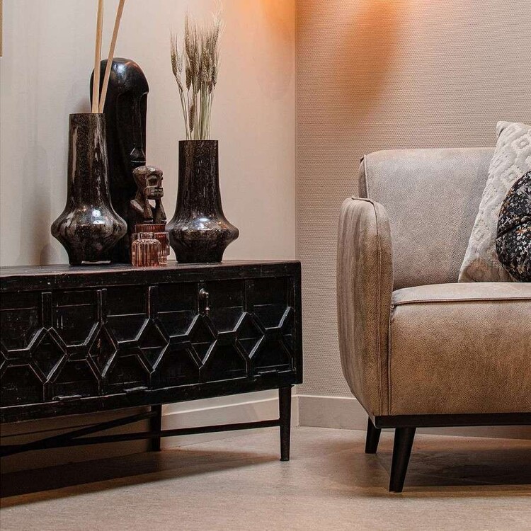 BePureHome Bequest Black Wood Media Cabinet from Accessories for the Home BePureHome Bequest Black Wood Media Cabinet from Accessories for the Home