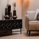 BePureHome Bequest Black Wood Media Cabinet from Accessories for the Home