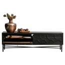 BePureHome Bequest Black Wood Media Cabinet from Accessories for the Home