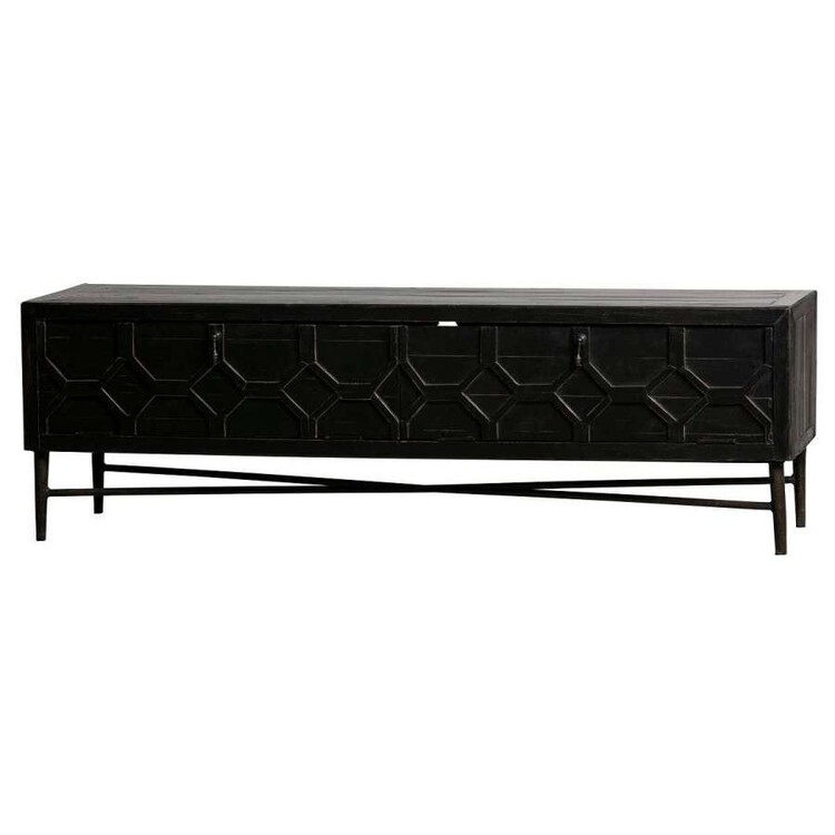 BePureHome Bequest Black Wood Media Cabinet from Accessories for the Home BePureHome Bequest Black Wood Media Cabinet from Accessories for the Home