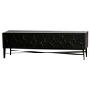 BePureHome Bequest Black Wood Media Cabinet from Accessories for the Home
