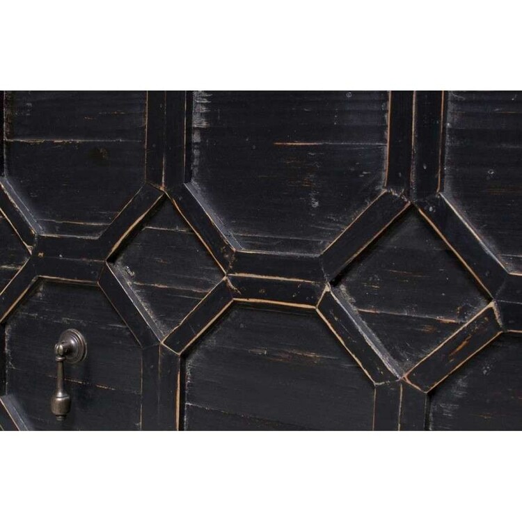 BePureHome Bequest Black Wood Media Cabinet from Accessories for the Home BePureHome Bequest Black Wood Media Cabinet from Accessories for the Home