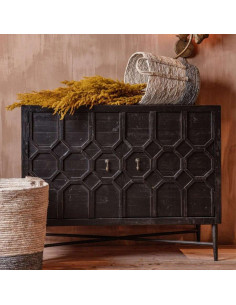 BePureHome Bequest Black Wood Sideboard from Accessories for the Home