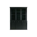 Lagos Black Pine Wood Display Cabinet from Accessories for the Home