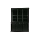 Lagos Black Pine Wood Display Cabinet from Accessories for the Home