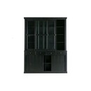Lagos Black Pine Wood Display Cabinet from Accessories for the Home