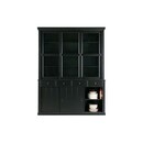 Lagos Black Pine Wood Display Cabinet from Accessories for the Home