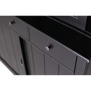 Lagos Black Pine Wood Display Cabinet from Accessories for the Home