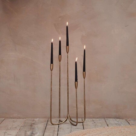 Mbata Antique Brass Cluster Candelabra from Accessories for the Home 2