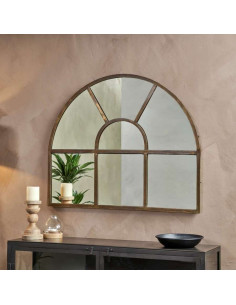 Imoma Brass Overmantel Mirror from Accessories for the Home