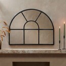 Imoma Black Overmantel Mirror from Accessories for the Home