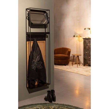 Dutchbone Langres Rattan Mirror With Hooks from Accessories for the Home 2