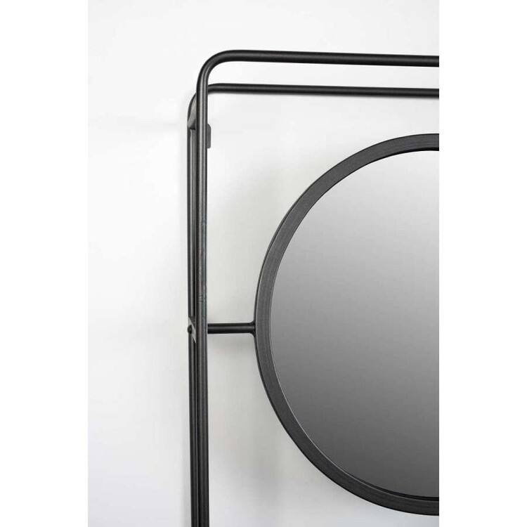 Duco Wall Rack With Mirror from Accessories for the Home Duco Wall Rack With Mirror from Accessories for the Home