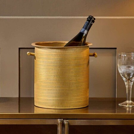 Nalgora Antique Brass Wine Cooler from Accessories for the Home