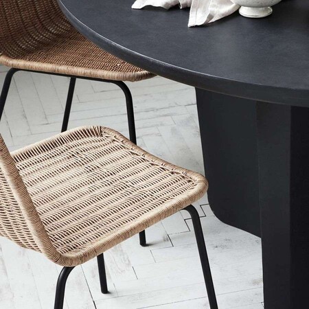Hapur Wicker Dining Chair - Natural or Black from Accessories for the Home 2