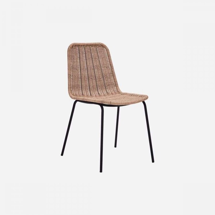 Hapur Wicker Dining Chair - Natural or Black from Accessories for the Home