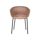 Hapur Wicker Armchair - Natural or Black from Accessories for the Home
