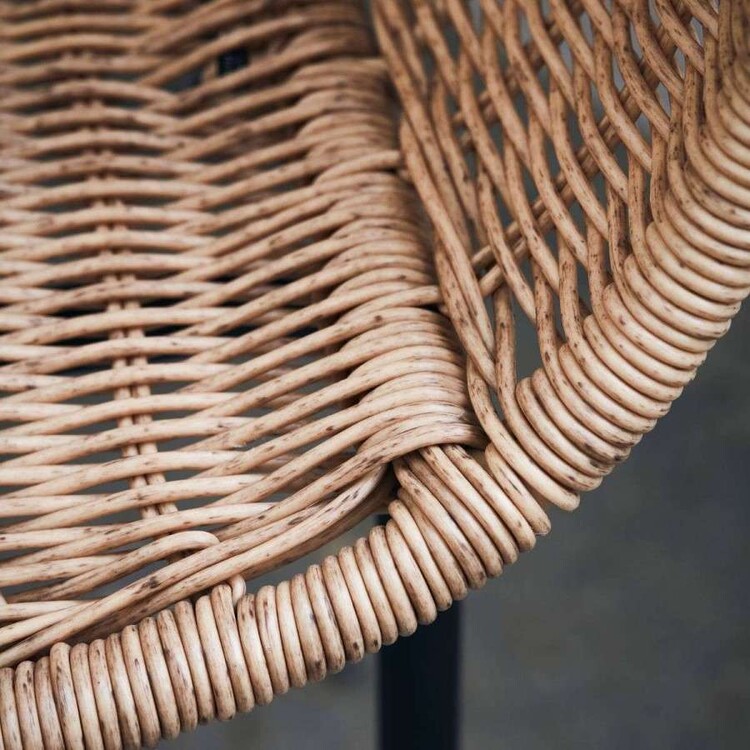 Hapur Wicker Armchair - Natural or Black from Accessories for the Home Hapur Wicker Armchair - Natural or Black from Accessories for the Home