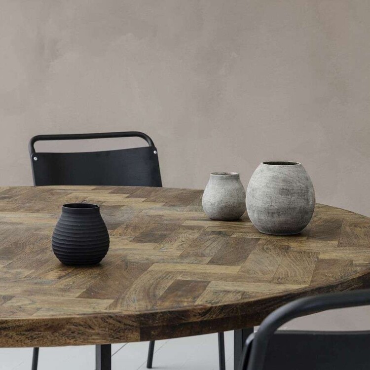 Kant Round Mango Wood Dining Table from Accessories for the Home Kant Round Mango Wood Dining Table from Accessories for the Home
