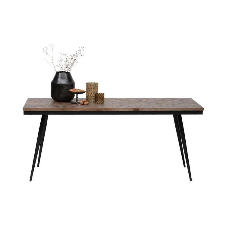 Rhombic Recycled Teak Dining Table from Accessories for the Home Rhombic Recycled Teak Dining Table from Accessories for the Home