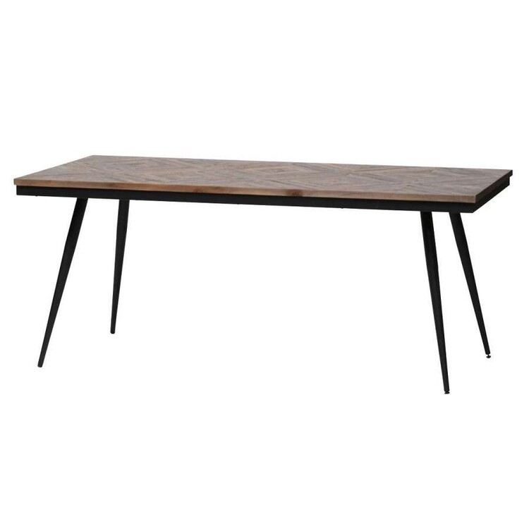 Rhombic Recycled Teak Dining Table from Accessories for the Home Rhombic Recycled Teak Dining Table from Accessories for the Home