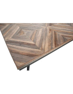 Rhombic Recycled Teak Dining Table from Accessories for the Home