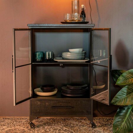 Ferre Medium Iron Cabinet from Accessories for the Home 2