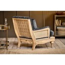 Abe Deconstructed Velvet Armchair in Moss Green from Accessories for the Home