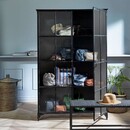 Nordal Downtown Large 2 Door Iron Display Cabinet from Accessories for the Home