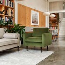 Swyft Model 01 Armchair in Velvet from Accessories for the Home