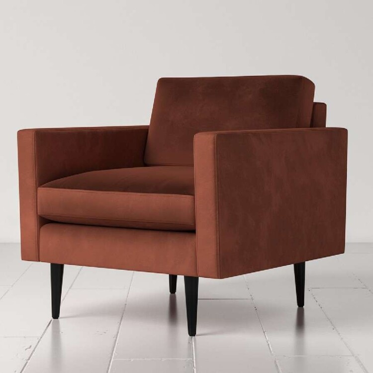 Swyft Model 01 Armchair in Velvet from Accessories for the Home