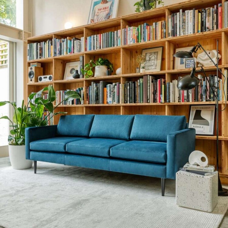 Swyft Model 01 Three Seater Sofa in Velvet from Accessories for the Home