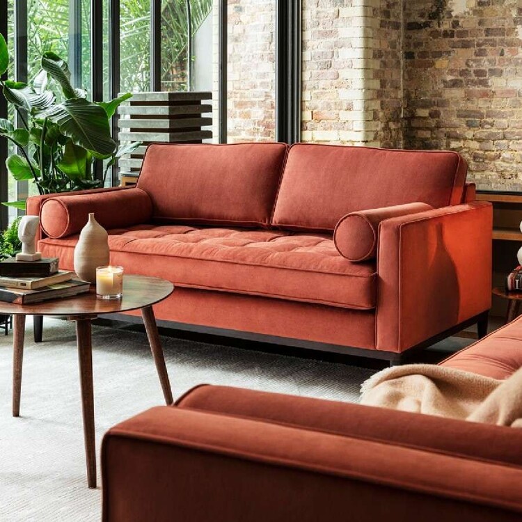 Swyft Model 02 Two Seater Sofa in Velvet from Accessories for the Home