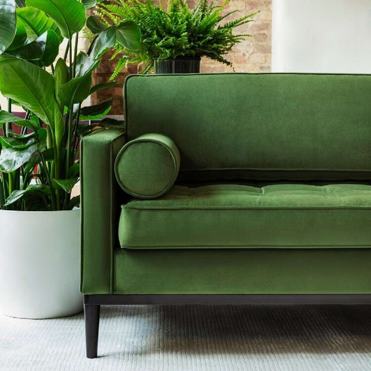 Swyft Model 02 Two Seater Sofa in Velvet from Accessories for the Home Swyft Model 02 Two Seater Sofa in Velvet from Accessories for the Home