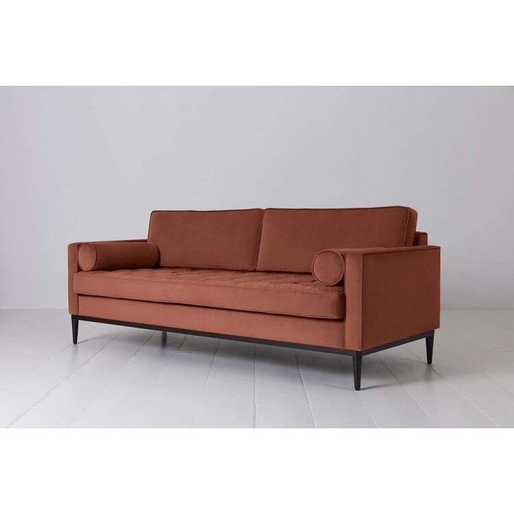 Swyft Model 02 Three Seater Sofa in Velvet from Accessories for the Home