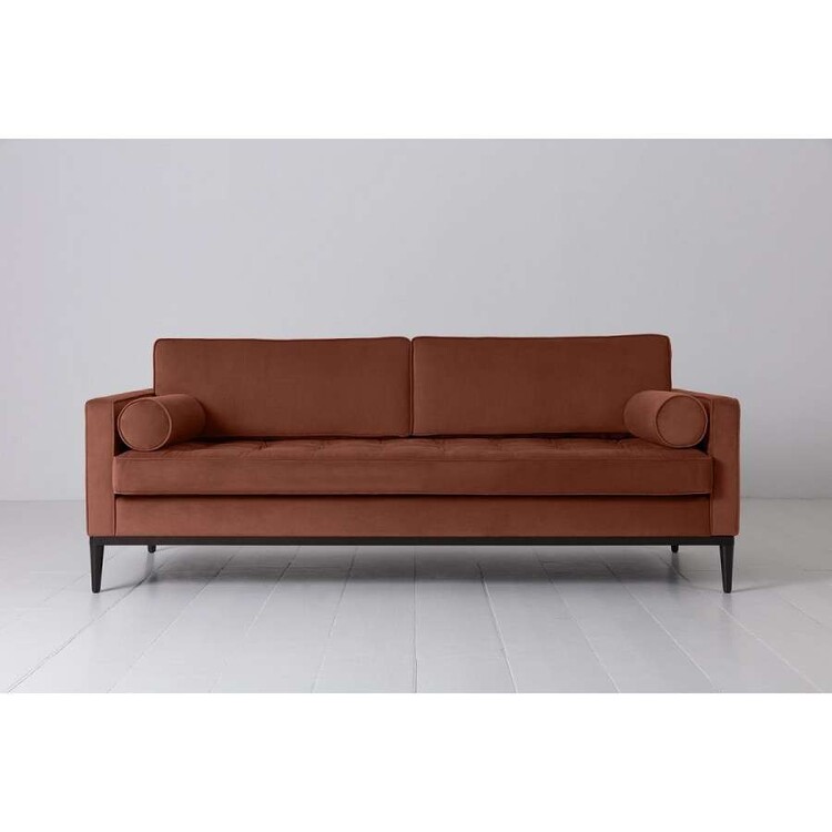 Swyft Model 02 Three Seater Sofa in Velvet from Accessories for the Home