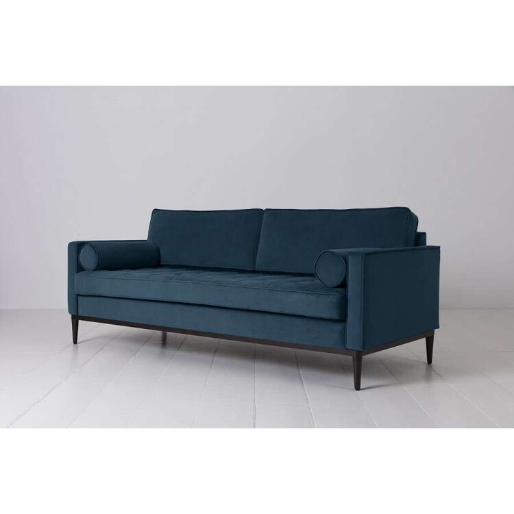Swyft Model 02 Three Seater Sofa in Velvet from Accessories for the Home