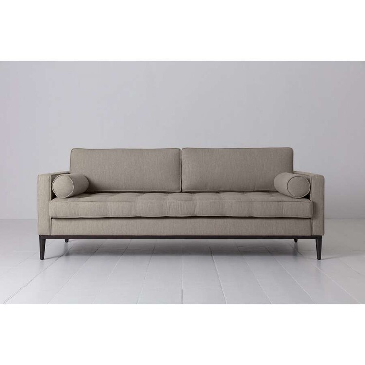 Swyft Model 02 Three Seater Sofa in Linen from Accessories for the Home Swyft Model 02 Three Seater Sofa in Linen from Accessories for the Home