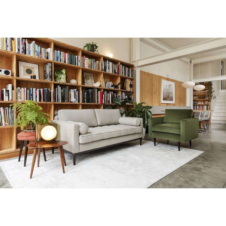 Swyft Model 02 Three Seater Sofa in Linen from Accessories for the Home Swyft Model 02 Three Seater Sofa in Linen from Accessories for the Home
