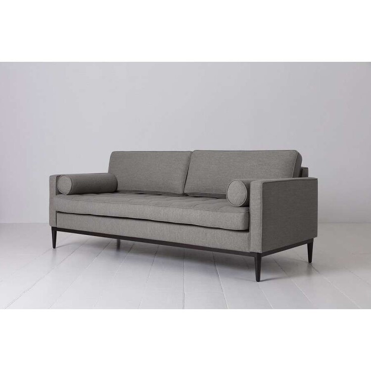 Swyft Model 02 Three Seater Sofa in Linen from Accessories for the Home Swyft Model 02 Three Seater Sofa in Linen from Accessories for the Home